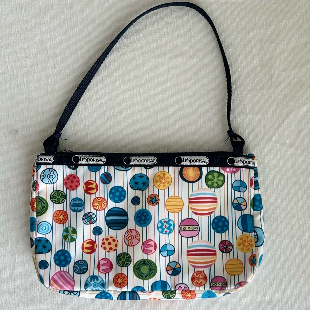 LE SPORTSAC ⭐️NEW⭐️ small zip handbag with lively print summertime